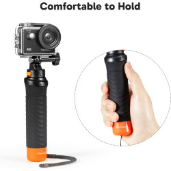 AKASO EK7000 Caméra Sport Kit de Poignée Flottant - Comprend 4K 30FPS EK7000 Action Camera, Poignée Flottant Etanche pour Camera