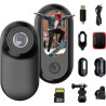 Mini Caméra Portable 1080P HD, Bodycam Ultra-Légère 26g avec Écran 1.0", Caméra Sport Grand Angle avec Fixation Magnétique et Mé