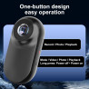 Mini Caméra Portable 1080P HD, Bodycam Ultra-Légère 26g avec Écran 1.0", Caméra Sport Grand Angle avec Fixation Magnétique et Mé