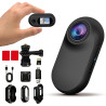 Xilecam Camera Portable Miniature Mini Caméra Sport Carte Mémoire 32 Go Camera Moto Caméra POV Magnétique Léger Multifonction Ac