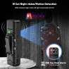 kaysunlink Caméra Corporelle FHD 1080P avec Carte 128 Go, Objectif Rotatif à 180°, Vision Nocturne, Mini Caméra Portable pour la