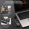 kaysunlink Caméra Corporelle FHD 1080P avec Carte 128 Go, Objectif Rotatif à 180°, Vision Nocturne, Mini Caméra Portable pour la