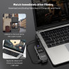 kaysunlink 4K Caméra Corporelle avec Carte 128 Go, Objectif Rotatif à 180°, Vision Nocturne, Mini Caméra Portable pour la Police