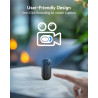 BOBLOV W4 4K Bodycam Mini caméra corporelle avec Clip Rotatif à 360° et Clip magnétique, 90 Minutes pour l'enregistrement, pour 