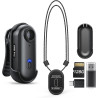 BOBLOV Mini caméra corporelle 128 Go 4K avec Clip Rotatif à 360° et Clip magnétique, 90 Minutes pour l'enregistrement, Facile à 