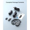 BOBLOV Mini caméra W4 4K, portable 62 Go avec clip rotatif à 360° et clip magnétique, 120 minutes pour l'enregistrement, facile 