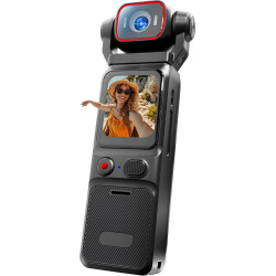 Nouvelle Version Camera Vlog 4K, Caméras Pieton, Digital et Petite, Caméras Corporelles Vlog avec Stabilisation à 6 Axes, Pocket