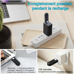 Caméra Espion,Mini Camera Cachée sans Fil Clé USB,Mciro HD 1080P Caméra de Surveillance avec Détection de Mouvement aux pour Réu