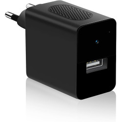 Mini caméra corporelle Mini caméra de surveillance avec enregistrement audio et vidéo avec carte mémoire de 64 Go