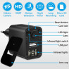 Mini caméra corporelle Mini caméra de surveillance avec enregistrement audio et vidéo avec carte mémoire de 64 Go