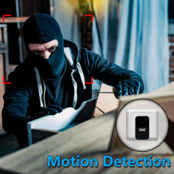 Mini caméra corporelle Mini caméra de surveillance avec enregistrement audio et vidéo avec carte mémoire de 64 Go