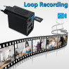 Mini caméra corporelle Mini caméra de surveillance avec enregistrement audio et vidéo avec carte mémoire de 64 Go