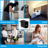 Mini caméra corporelle Mini caméra de surveillance avec enregistrement audio et vidéo avec carte mémoire de 64 Go