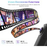 kaysunlink 1080P Mini Caméra Sport avec 64GB Carte, Corporelle Cam, Vision Nocturne, Autonomie de 6 Heures, Caméra d'action pour