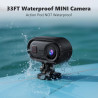 Caméra Sport 4K POV, 20MP Mini Caméra Corporelle, Carte SD Intégrée de 64 Go,Stabilisation à 6 Axes Caméra d'action Portable, Wi