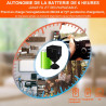 Mini Camera, Options Wi-FI ou sans Wi-FI, 4K Camera de Surveillance sans Internet, Camera de Surveillance sans Fil avce Vision N