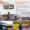 Mini Camera, Options Wi-FI ou sans Wi-FI, 4K Camera de Surveillance sans Internet, Camera de Surveillance sans Fil avce Vision N