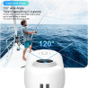 Winnes Mini Camera Sport 1080P WiFi Caméra Vlog Objectif Grand Angle de 120°,Thumb Camera Action IP68 Étanche à 30M,Batterie 800