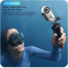 Winnes Mini Camera Sport 1080P WiFi Caméra Vlog Objectif Grand Angle de 120°,Thumb Camera Action IP68 Étanche à 30M,Batterie 800