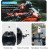 Winnes Mini Camera Sport 1080P WiFi Caméra Vlog Objectif Grand Angle de 120°,Thumb Camera Action IP68 Étanche à 30M,Batterie 800