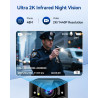 CAMMHD Z3 1440P Camera Pieton 64G 3000mAh 8-10 Heures Imperméable à l'eau Infrarouge Body Cam Vision Nocturne avec Vidéo et Audi