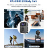 CAMMHD Z3 1440P Camera Pieton 64G 3000mAh 8-10 Heures Imperméable à l'eau Infrarouge Body Cam Vision Nocturne avec Vidéo et Audi
