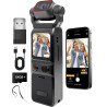 4K Camera Vlog, Portable Caméra POV, Caméra de Corps, Body Cam pour Sport, WiFi Mini Camera Sport avec Stabilisation, Caméras Co