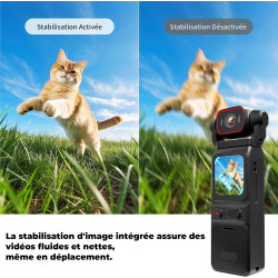 4K Camera Vlog, Portable Caméra POV, Caméra de Corps, Body Cam pour Sport, WiFi Mini Camera Sport avec Stabilisation, Caméras Co
