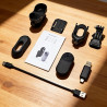 Camera Portable Miniature 32GB Carte Incluse, Léger 26g Mini Caméra Sport pour Vélo, Casque Moto et Ski, POV Camera Pieton avec 