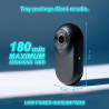 Camera Portable Miniature 32GB Carte Incluse, Léger 26g Mini Caméra Sport pour Vélo, Casque Moto et Ski, POV Camera Pieton avec 