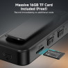 VSTARCAM Caméra portable 2K avec batterie rechargeable pour casque, poitrine et sécurité