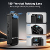VSTARCAM Caméra portable 2K avec batterie rechargeable pour casque, poitrine et sécurité