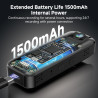 VSTARCAM Caméra portable 2K avec batterie rechargeable pour casque, poitrine et sécurité