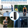 Petite caméra avec enregistrement et vidéo, mini caméra, petite caméra, caméra corporelle, mini caméra de surveillance 1080p HD,