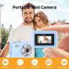 Mini caméra portable, appareil photo d'extérieur suspendu, léger, dessin animé, peut être lié au téléphone portable et au stocka