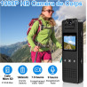 Mini Camera, 1080P HD & 120° Grand Angle Camera Pieton avec Objectif Rotatif 180°, Vision Nocturne Automatique & Détection de Mo