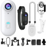 Générique Caméra Gosnap, Mini Caméra d'action with 360° Rotation Spring Clip, Appareil De Vlogging 1080p, Came Portable Personne