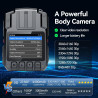 CAMMHD 4K Camera Pieton V8 32G 4400mAh 2 Batteries 14 Heures 2160P Caméra Piéton Video avec Audio IP68 H.265 avec Enregistrement