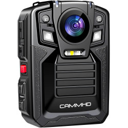 CAMMHD 4K Camera Pieton V8-512GB 4400mAh 2 Batteries Fonctionnant 14 Heures 2160P Caméra Corporelle IP68 H.265 avec Enregistreme