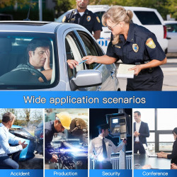 CAMMHD 1296P Body Cam C8-32G 12-16 Heures IP67 avec Enregistrement Portable Caméra Piéton Vision Nocturne Imperméable Police Bod