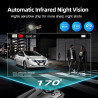 CAMMHD 1296P Body Cam C8-128G 12-16 Heures IP67 avec Enregistrement Portable Caméra Piéton Vision Nocturne Imperméable Police Bo