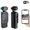 Dpofirs Caméra pour Le Corps avec Enregistrement Vidéo, Petite Came Corporelle Anti-Shake avec Une Caméra Portable à 270 °, Un S