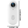 Générique Caméra d'action au Pouce, Caméra avec Clip Magnétique et 360, C-améras avec Enregistrement Vidéo, Étanche C-améra d'ac