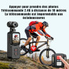 Générique Caméra d‘Action 5K, écran Tactile Rotatif de 1,69 Pouces, Objectif Grand Angle Rotatif 270° de Suivi Facial, Wi-FI, té