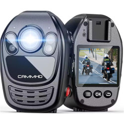 CAMMHD 1440P YX1 Camera Pieton HD 12 Heures IP67 Caméra de Corps avec Vidéo et Audio Body Cam Vision Nocturne pour l'application