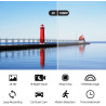 CAMMHD 1440P YX1 Camera Pieton HD 12 Heures IP67 Caméra de Corps avec Vidéo et Audio Body Cam Vision Nocturne pour l'application