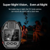 CAMMHD 1440P YX1 Camera Pieton HD 12 Heures IP67 Caméra de Corps avec Vidéo et Audio Body Cam Vision Nocturne pour l'application