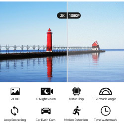 CAMMHD 1440P YX1 64G Camera Pieton HD 12 Heures IP67 Caméra de Corps avec Vidéo et Audio Body Cam Vision Nocturne pour l'applica