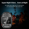 CAMMHD 1440P YX1 64G Camera Pieton HD 12 Heures IP67 Caméra de Corps avec Vidéo et Audio Body Cam Vision Nocturne pour l'applica