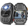 CAMMHD 1440P YX1 128G Camera Pieton HD 12 Heures IP67 Caméra de Corps avec Vidéo et Audio Body Cam Vision Nocturne pour l'applic